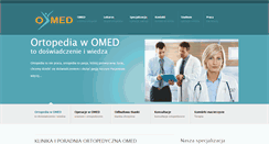 Desktop Screenshot of omed.com.pl