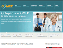 Tablet Screenshot of omed.com.pl